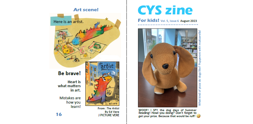 August 2023 CYS Zine Cover