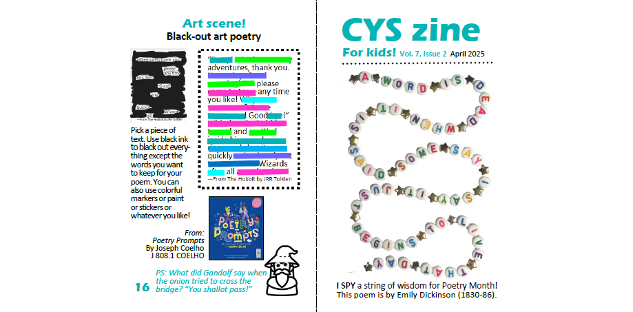 Monthly CYS Zine Cover