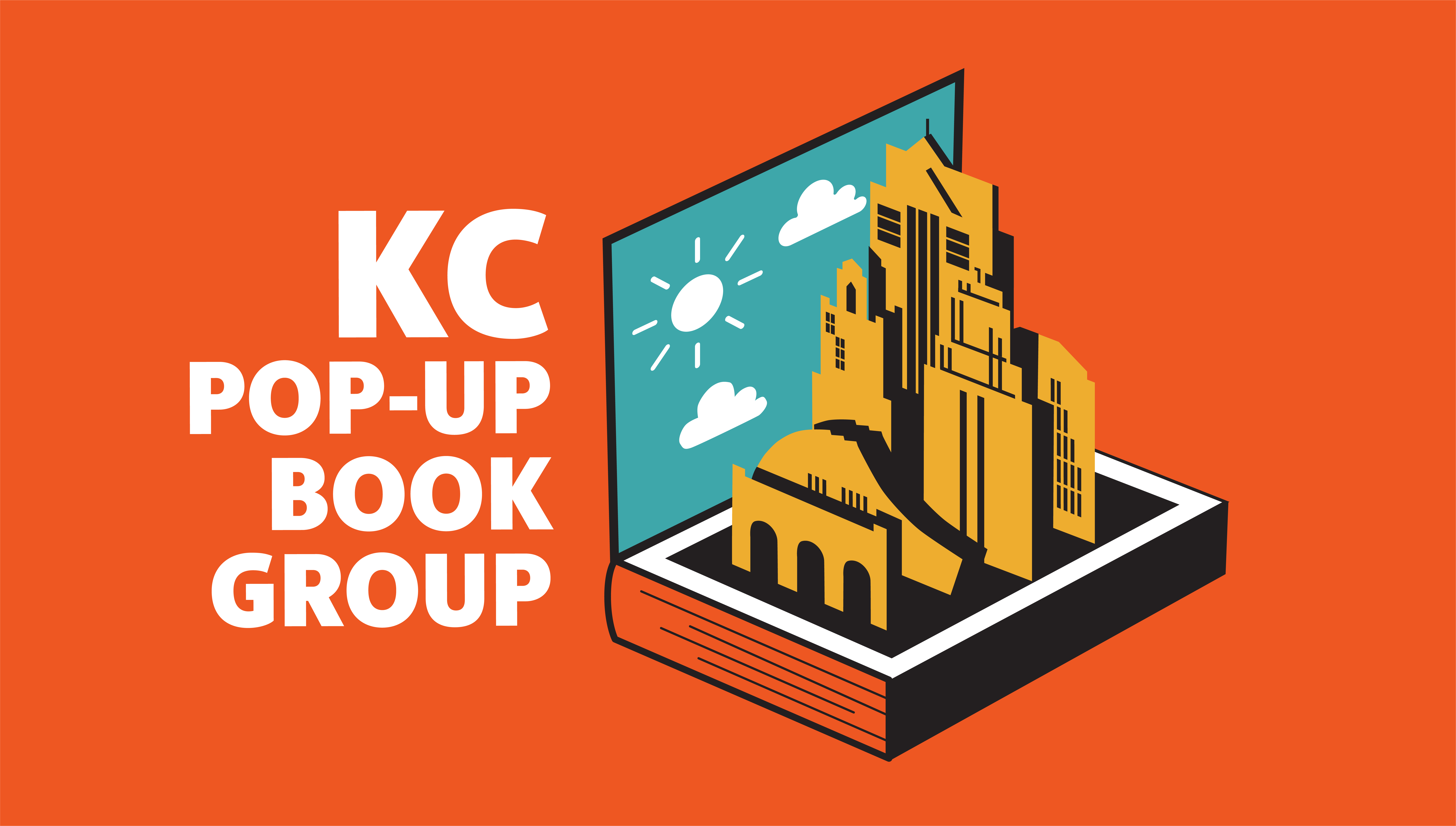 illustration of a book which had pop ups of Kansas City landmarks