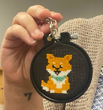 During the summer crafternoon sessions, patrons bring in a range of projects.