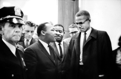MLK and Malcolm X in 1964