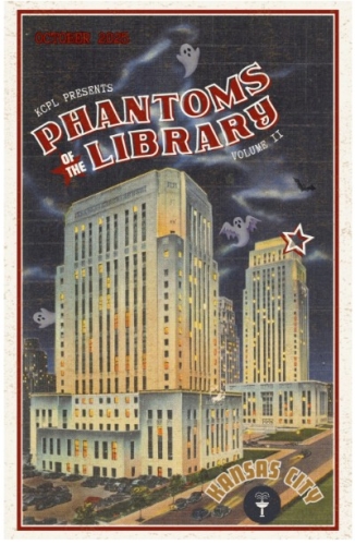 The cover of the "Phantoms of the Library' zine