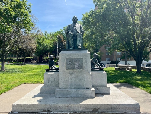 The James Pendergast Memorial in West Terrace Park.
