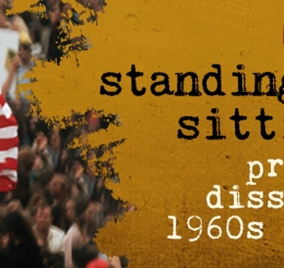 American flag with peace sign rather than stars