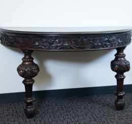 19th century Half-Moon Table