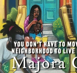 people congregating in a neighborhood