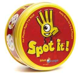 spot it game in tin can