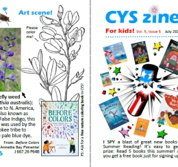 Cover of the library youth services zine