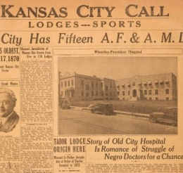 old newspaper front page
