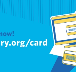 illustration of computer, phone, and card