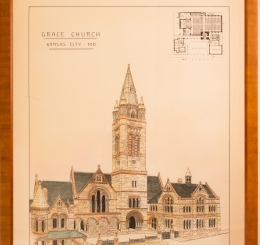 American Architect & Building News, Oct. 15, 1887, Grace Church, KCMO (large)