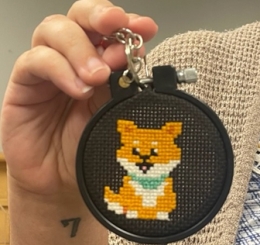 During the summer crafternoon sessions, patrons bring in a range of projects.