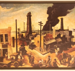 Enlarged Thomas Hart Benton Boomtown