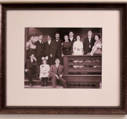 Portrait of Family on a Porch