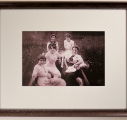 Portrait of Hixon's Sister with Friends, Little Blue River