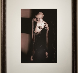 Portrait of Janette Hackett with Genie Bottle