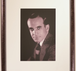 Portrait of Al Jolson in Tweed Suit