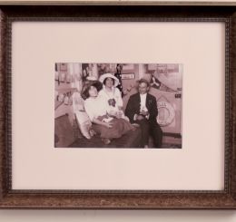 Portrait of Cleo Playing Cards with Friends