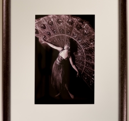 Portrait of Janette Hacket in a Peacock Costume