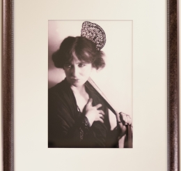 Portrait of Nance O'Neil with Fan