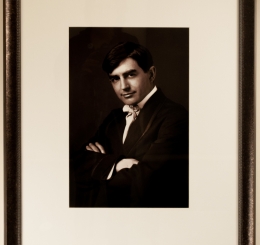 Portrait of Orval Hixon in his Younger Years