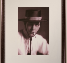 Portrait of Unknown Vaudevillian Actor with Bolero and Cigarette