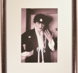 Portrait of Valeska Suratt Holding Necklace