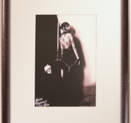 Portrait of Valeska Suratt with Chains and Skull