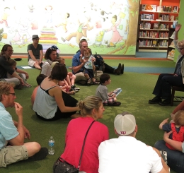 First friday event at the Library