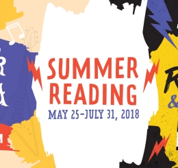 Pump up the volumes as the Library's Summer Reading Program again invites both youth and adults to Rock & Read. The song remains the same: Read and log five books between May 25-July 31, 2018, earn a rockin’ prize. Explore this year’s music-themed offerings, including suggested reading titles, events, book discussions, family activities, and more.