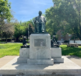 The James Pendergast Memorial in West Terrace Park.