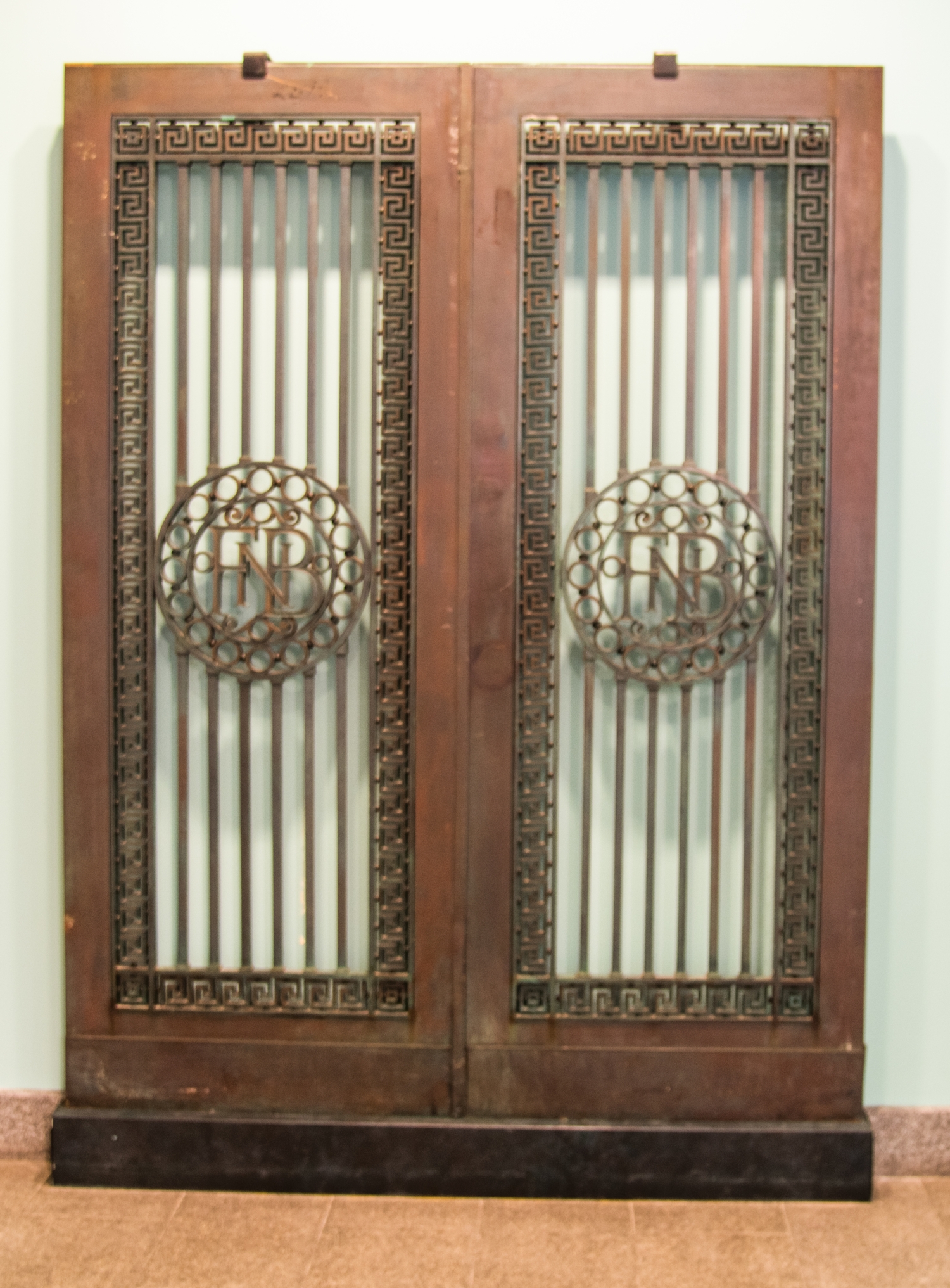 First National Bank Bronze Doors