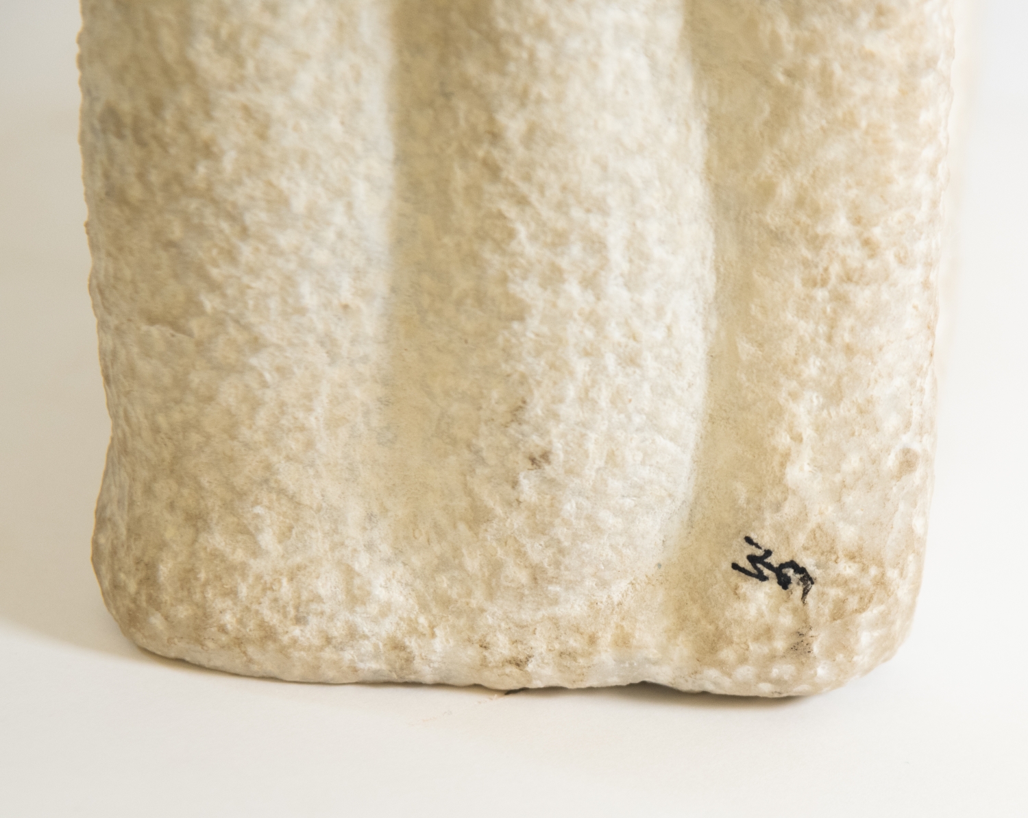 Mother Protecting Her Child, signature