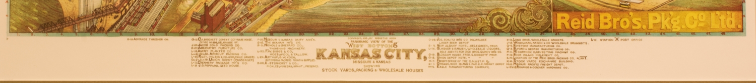 Panoramic View of the West Bottoms, Small, detail