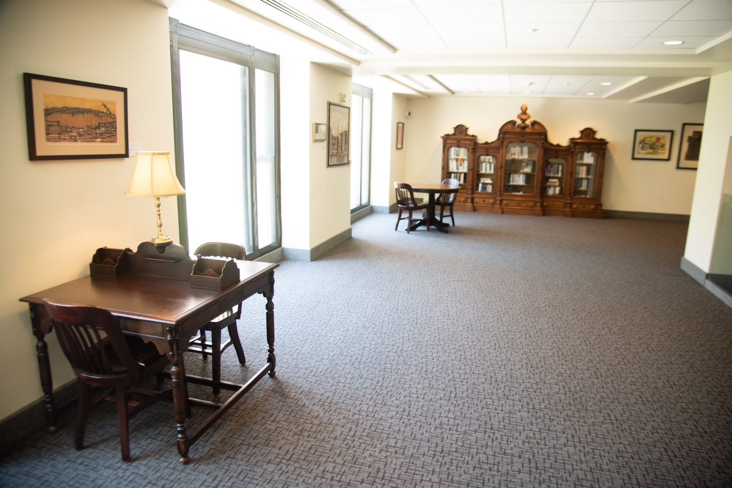 19th c. Secretariat Desk, in situ 