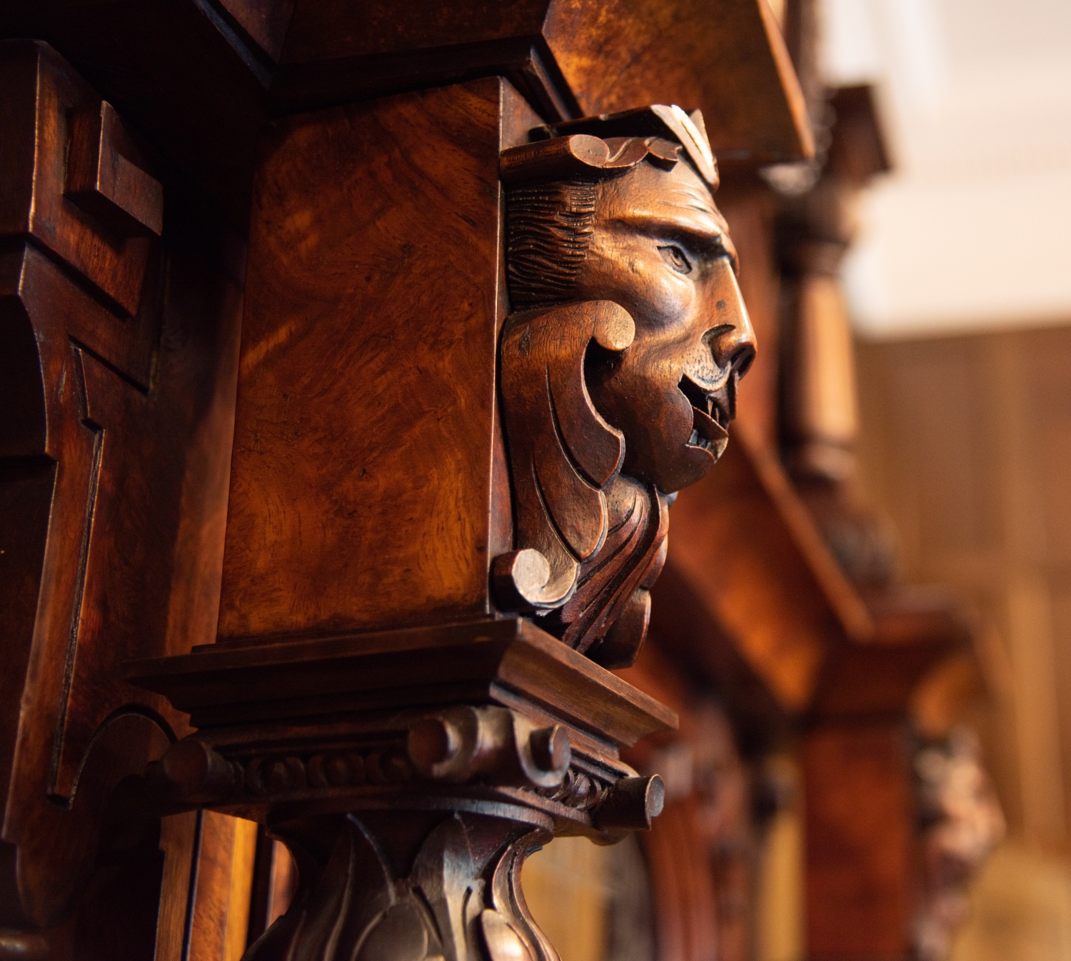Victorian Centennial Clock detail
