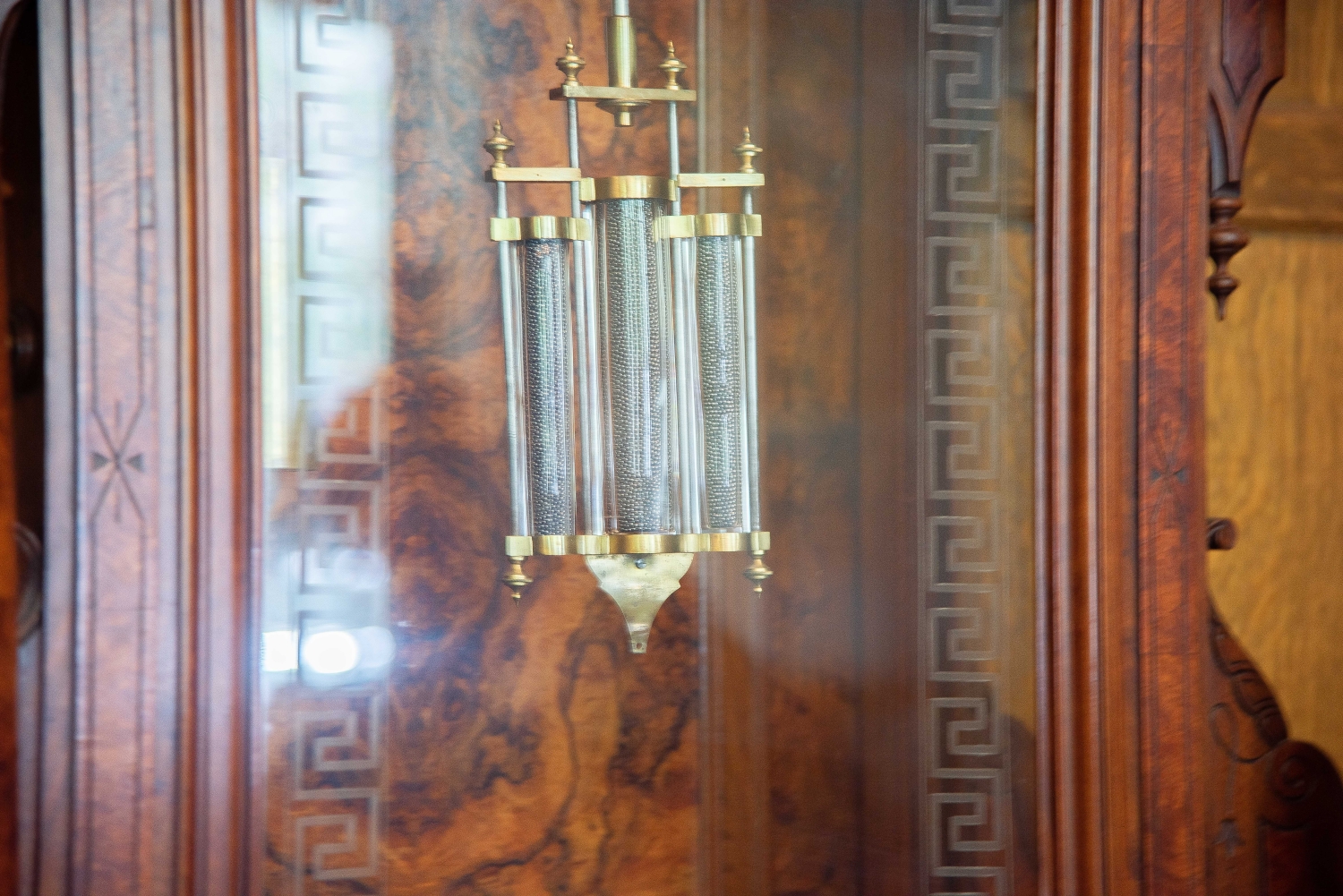 Victorian Centennial Clock Pendulum in Motion