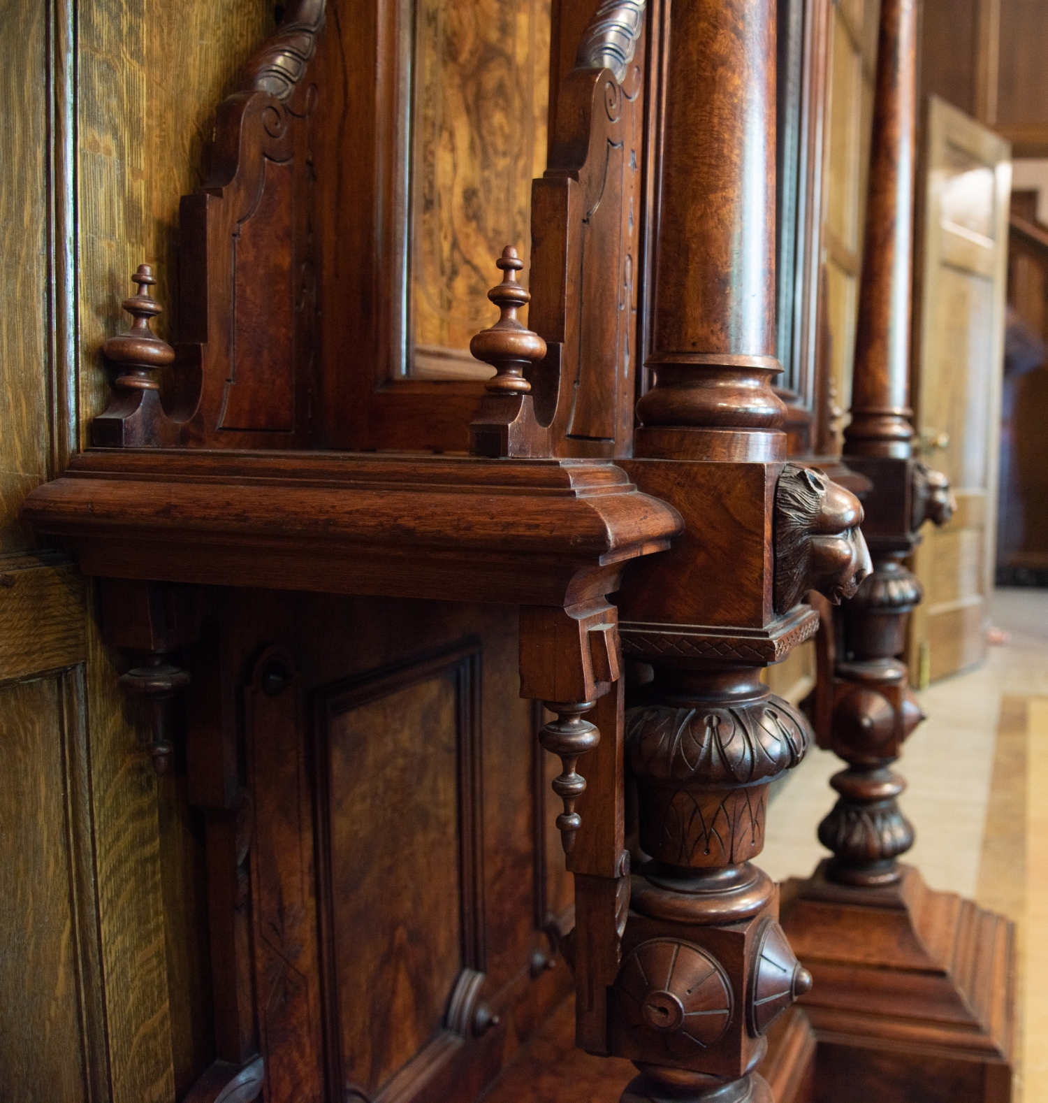 Victorian Centennial Clock detail