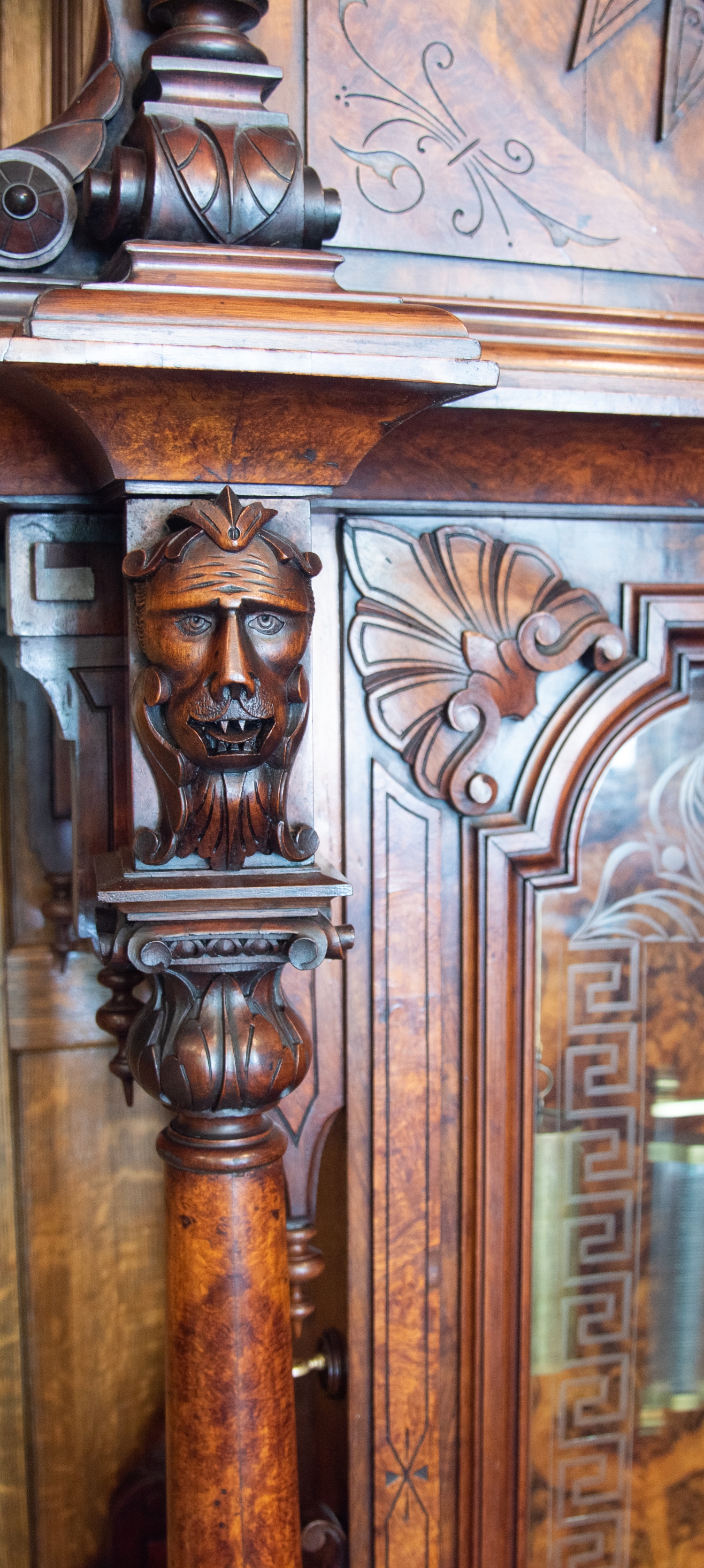 Victorian Centennial Clock detail