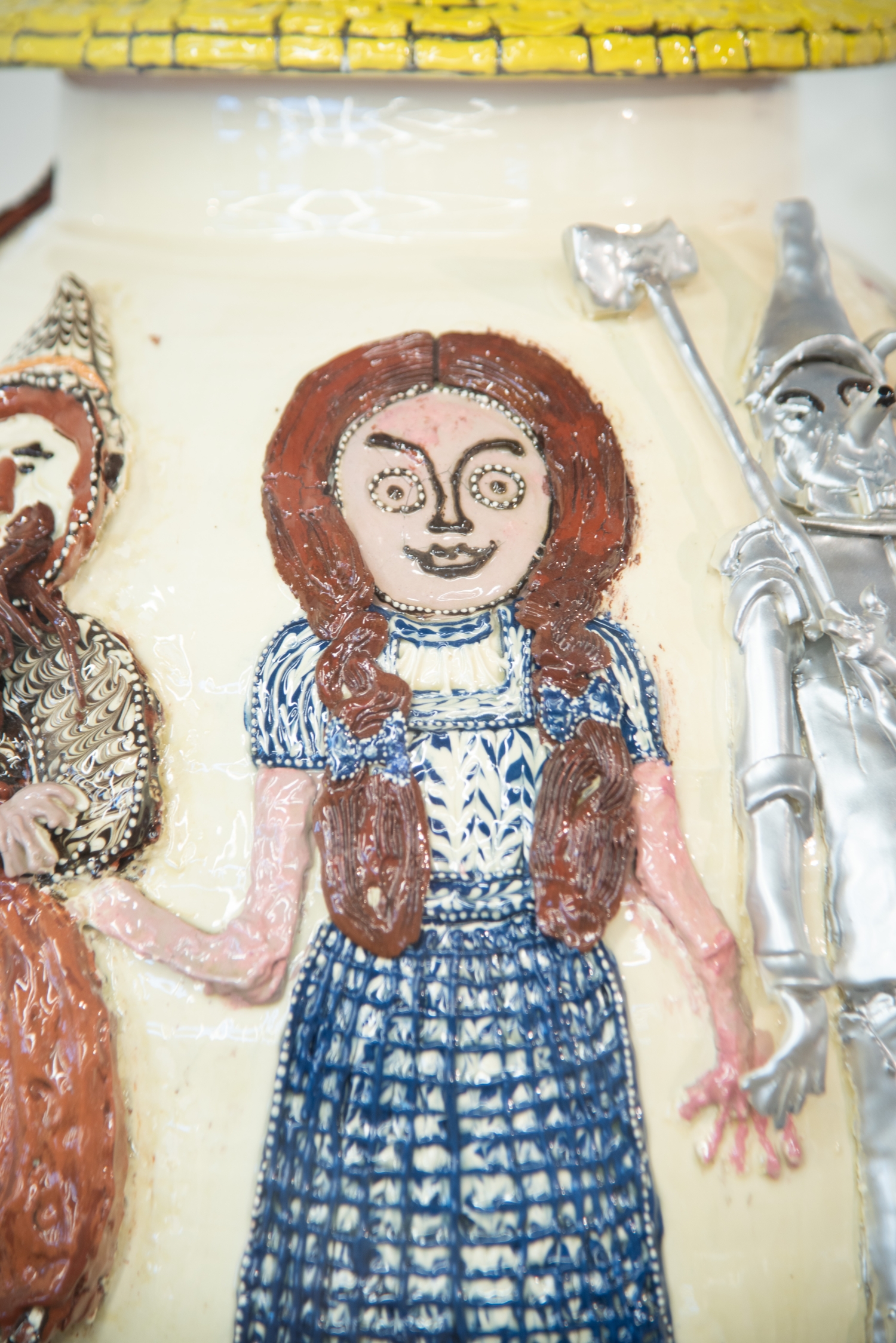 Wizard of Oz Jar,  detail of Dorothy