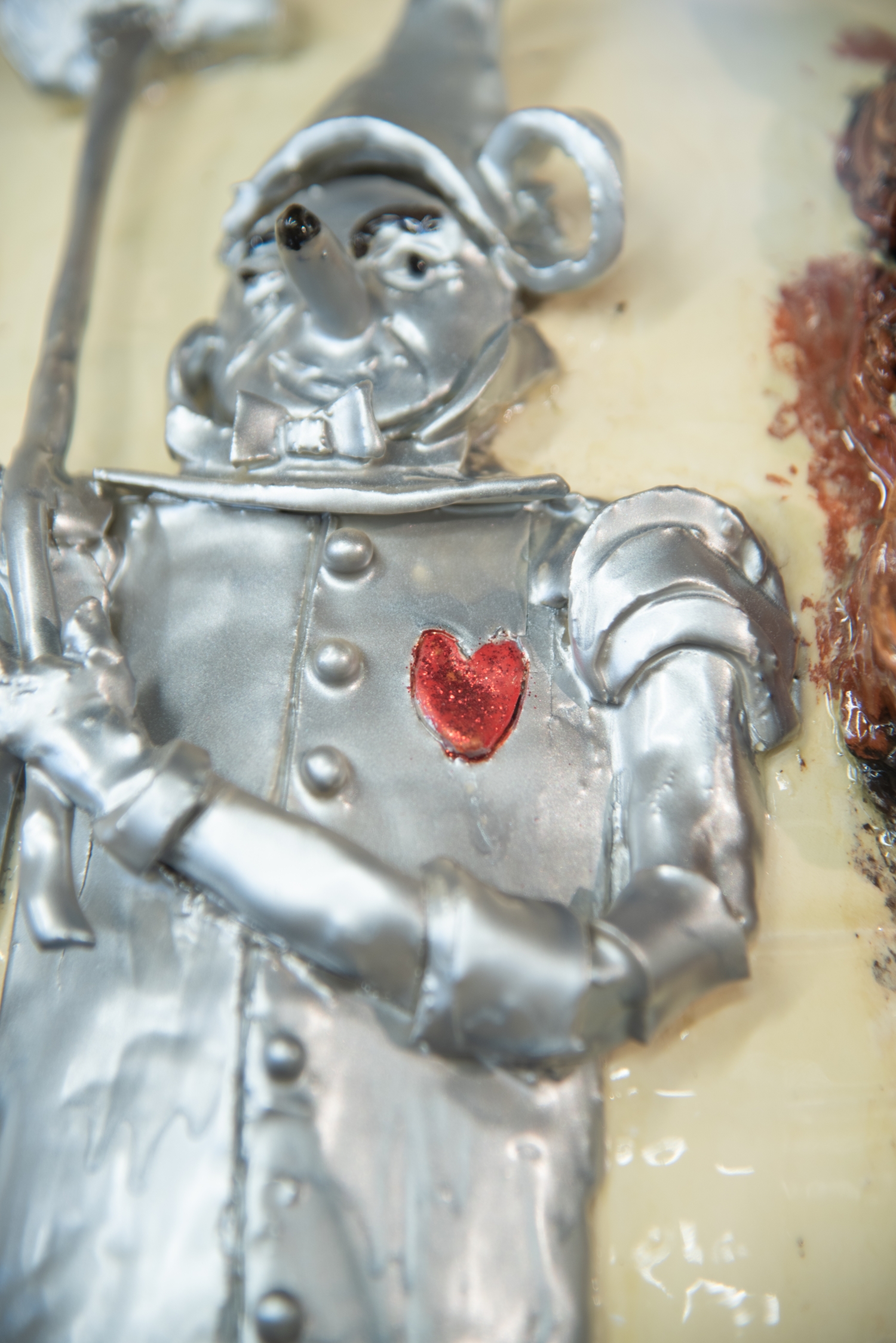 Wizard of Oz Jar, Tin Man detail