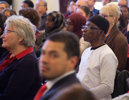 group of people at citizenship ceremony