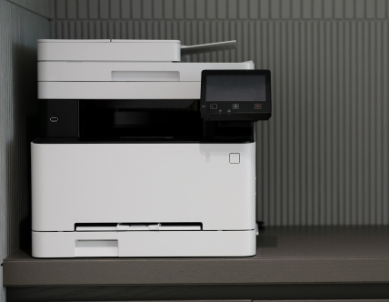 Printer on table top