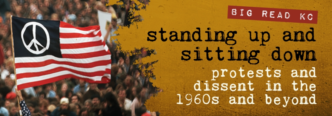 American flag with peace sign rather than stars