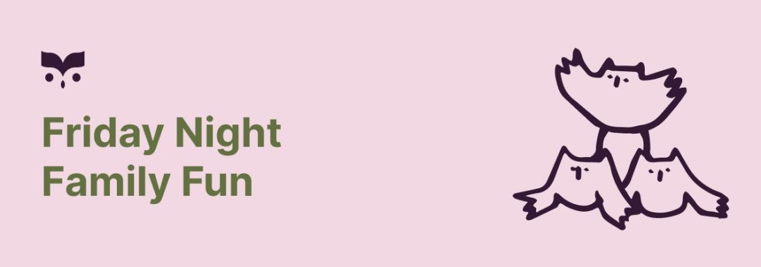 illustration of 3 owls stacked in pyramid