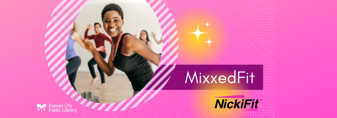 woman smiling in aerobic class