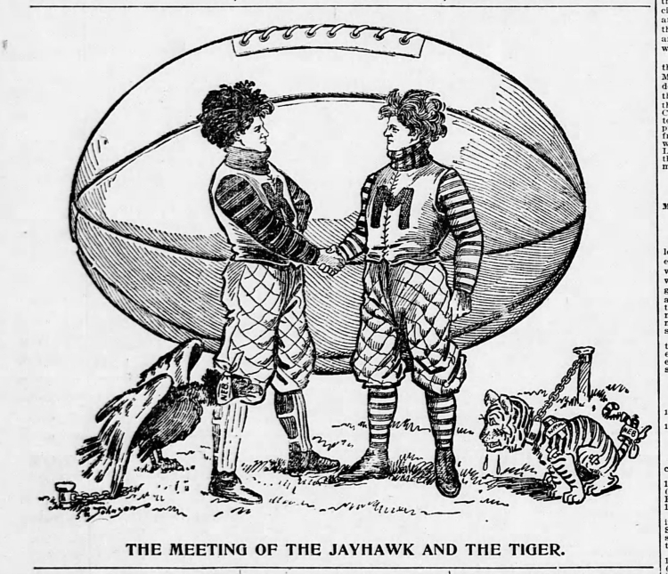 KU and MU met for early football games in Kansas City starting in the 1890s.