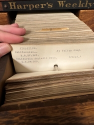 Card catalogue in the Missouri Valley Special Collections. 