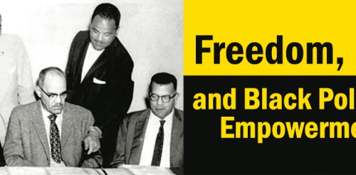 black and white photo of 5 men