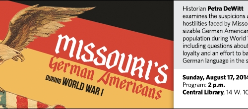 German flag with eagle and American flag